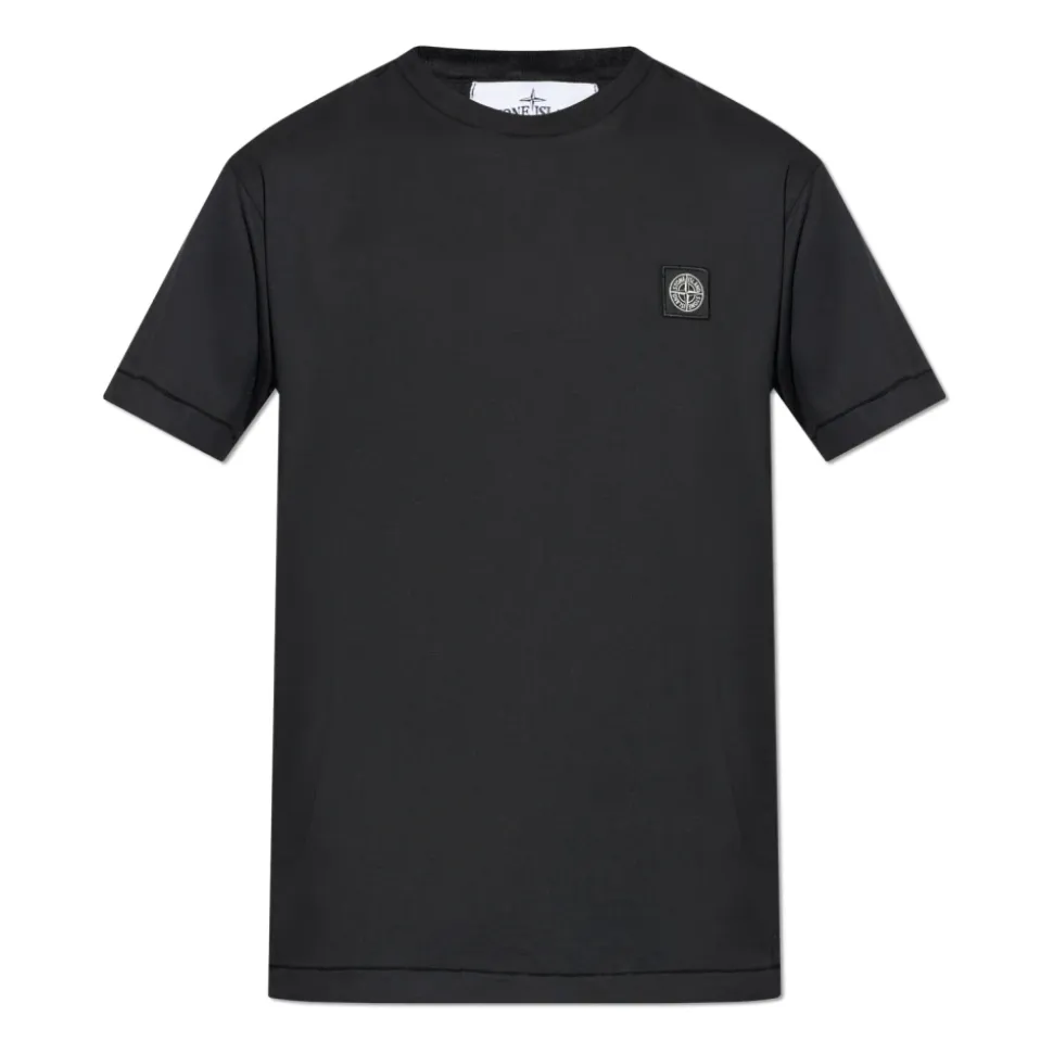 T-Shirt con Patch Logo