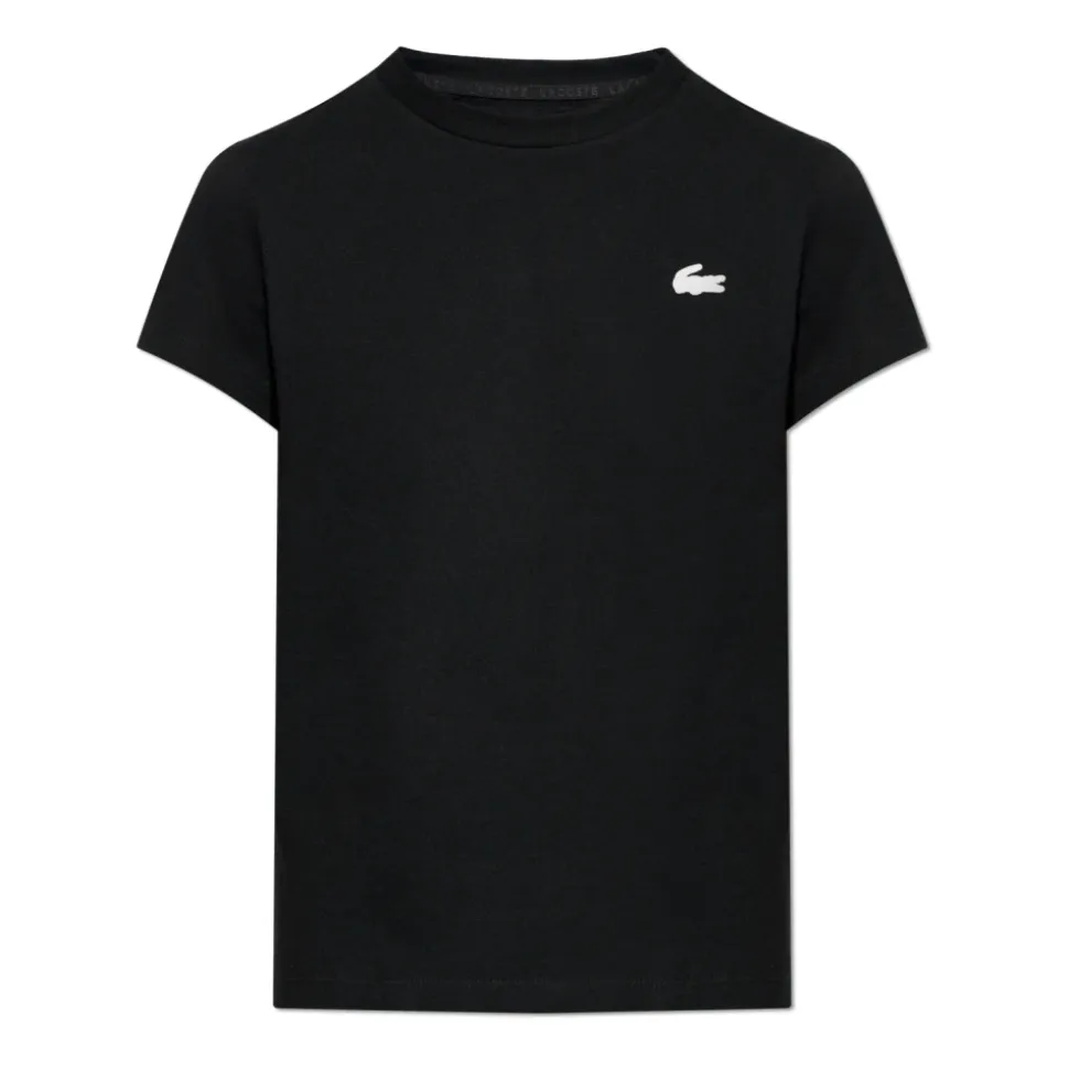 T-shirt con patch logo