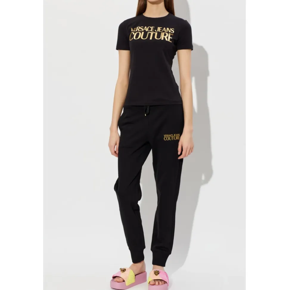 T-shirt con stampa logo