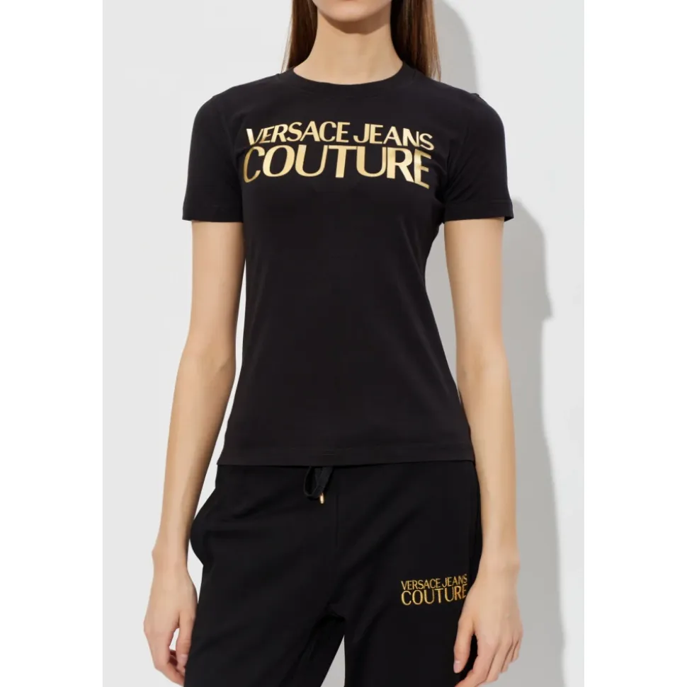 T-shirt con stampa logo