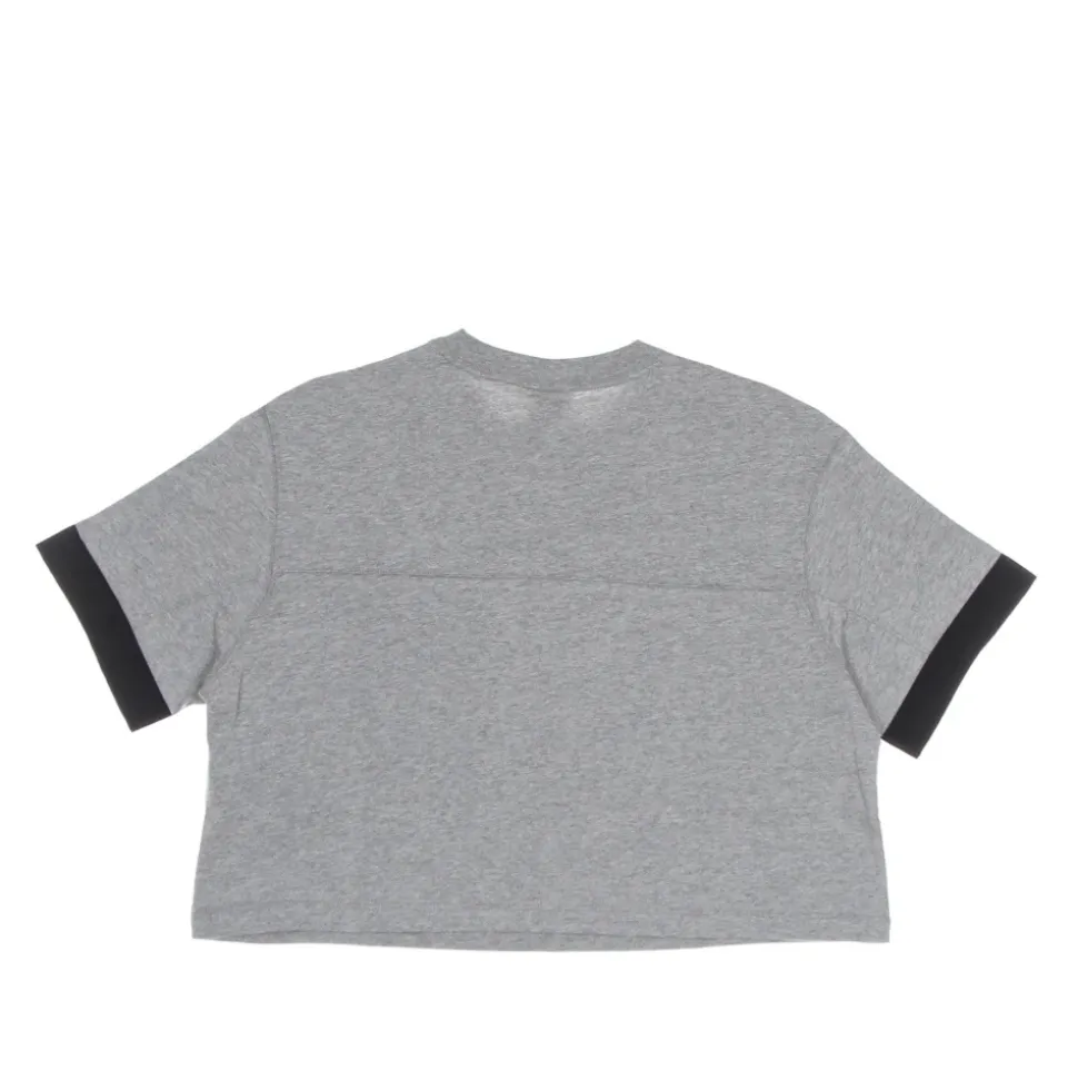 T-Shirt Heritage Cropped a Collo a Girocollo