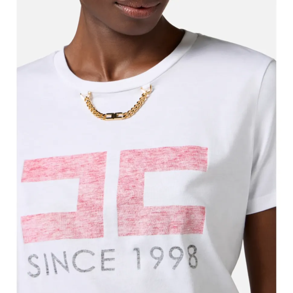 T-shirt in Cotone con Logo