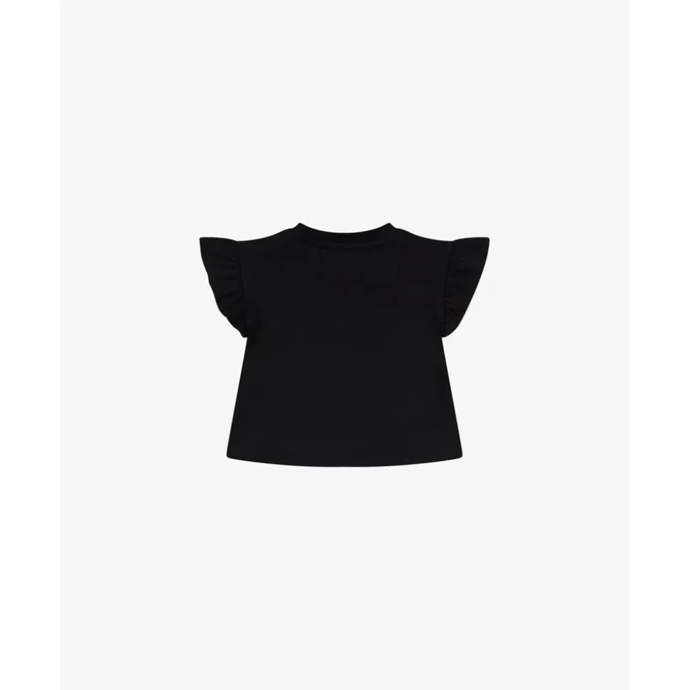 T-shirt in jersey di cotone con orsetto Teddy Bear