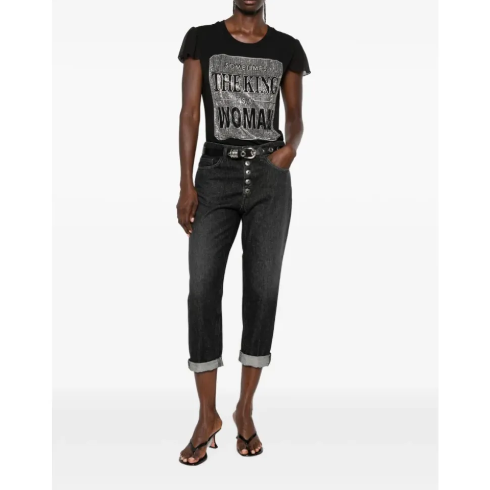 T-shirt Logo Strass