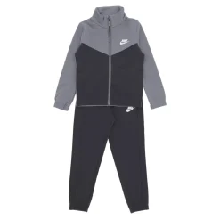 Tuta sportiva con zip intera in grigio/anthracite/bianco