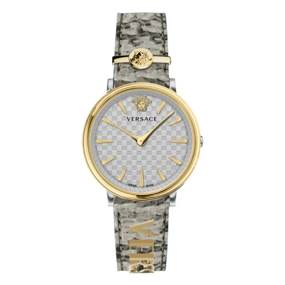 V CIRCLE Oro Grigio Orologio Donna