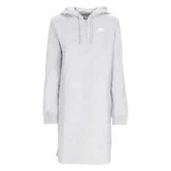 Vestito felpa sportivo con spacco laterale