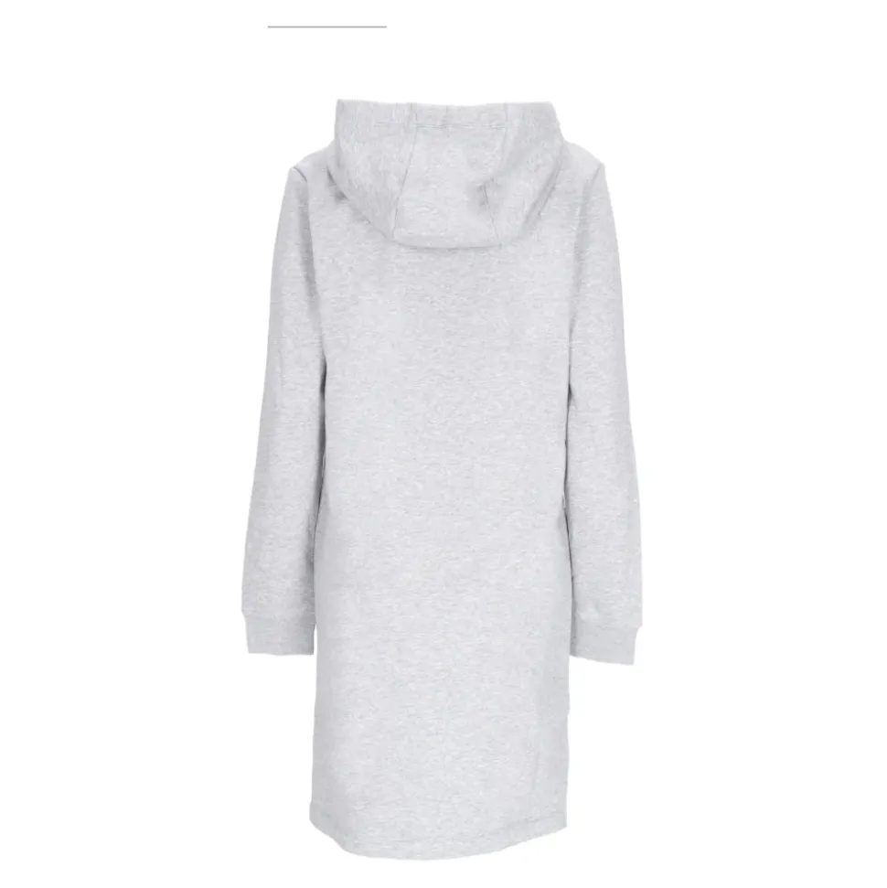 Vestito felpa sportivo con spacco laterale