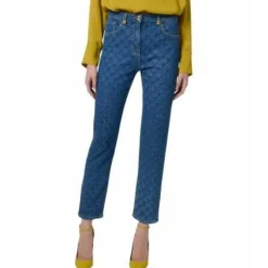 Vintage Blu Slim Logo Jeans