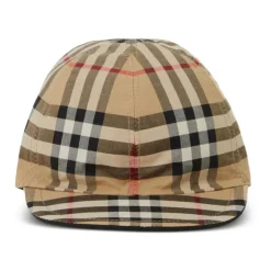 Vintage Check Reversible Cotton Cap