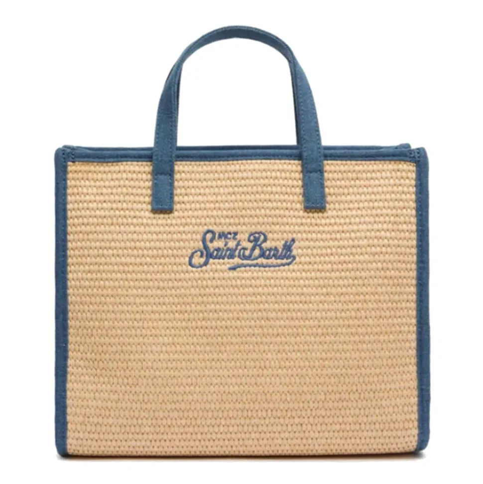 Vivian Midi Borsa a Mano in Paglia