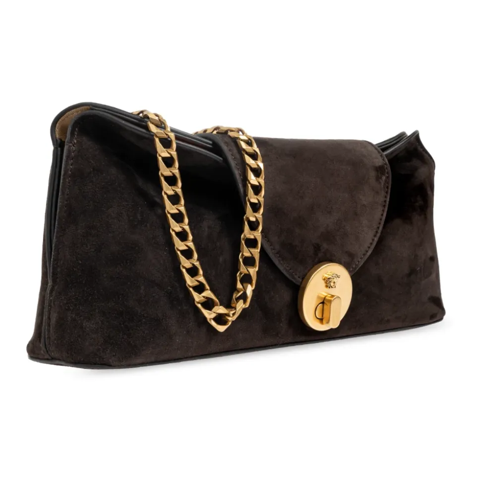 Vivian Suede Clutch
