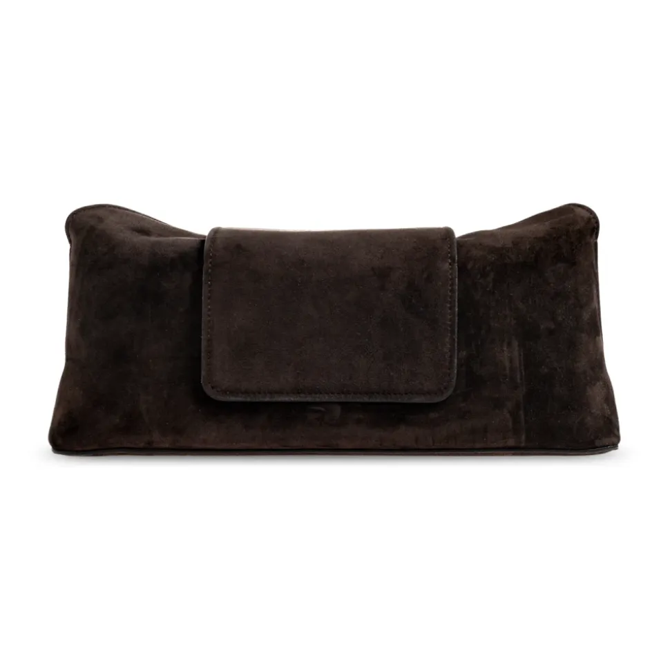 Vivian Suede Clutch