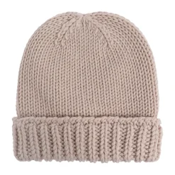 Wool Beanie with Logo Patch