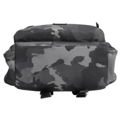 Zaino grigio in camuffamento con logo