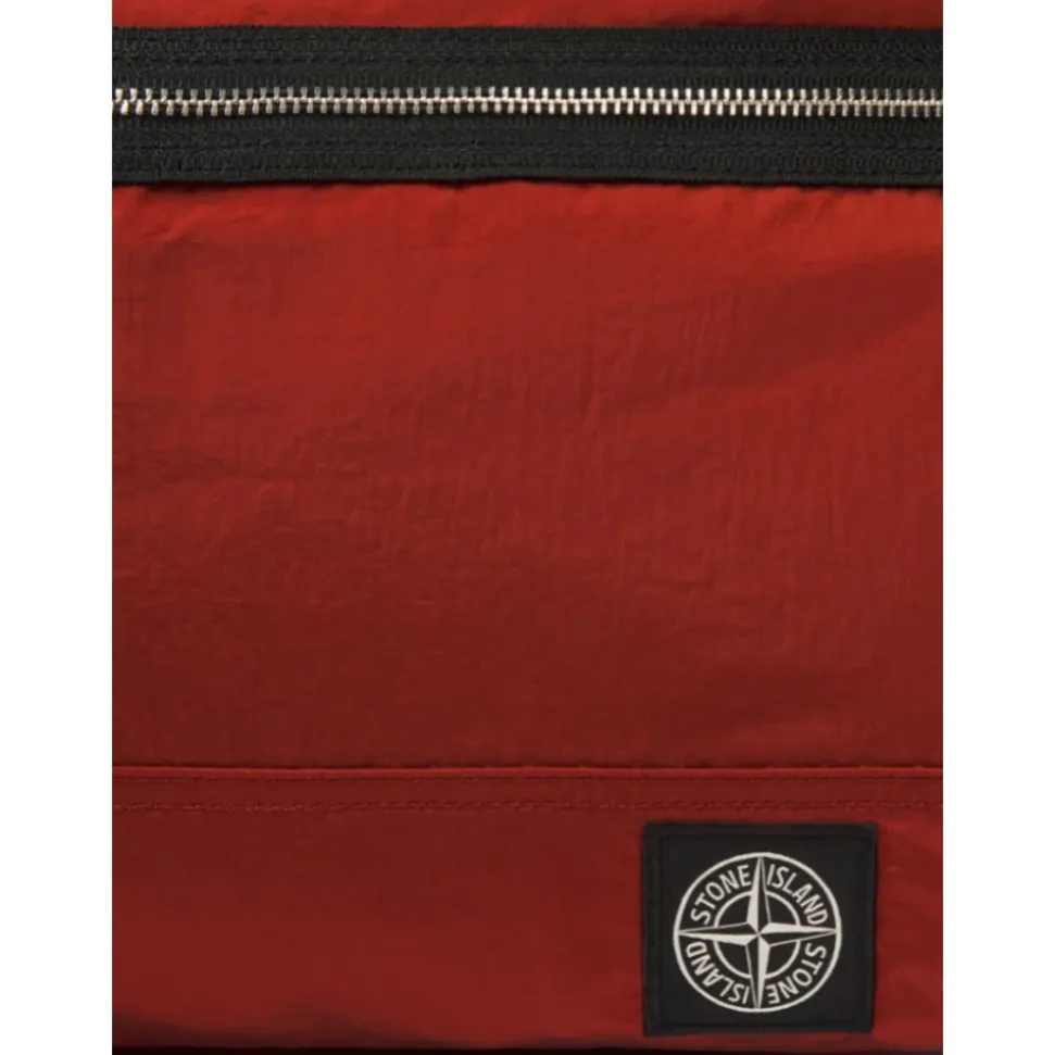 Zaino Rosso in Nylon Metal Iridescente